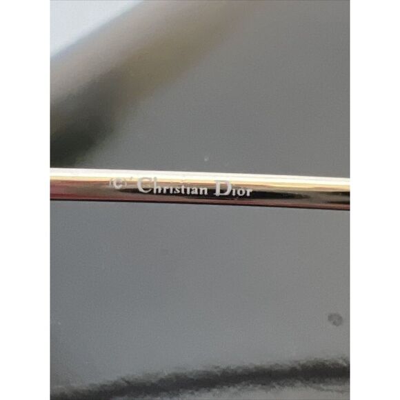 VINTAGE CHRISTIAN DIOR DIORLY 1 OVERSIZED SHIELD SUNGLASSES MADE IN ITALY Clear - Picture 8 of 16